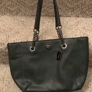 Coach Turnlock Tote